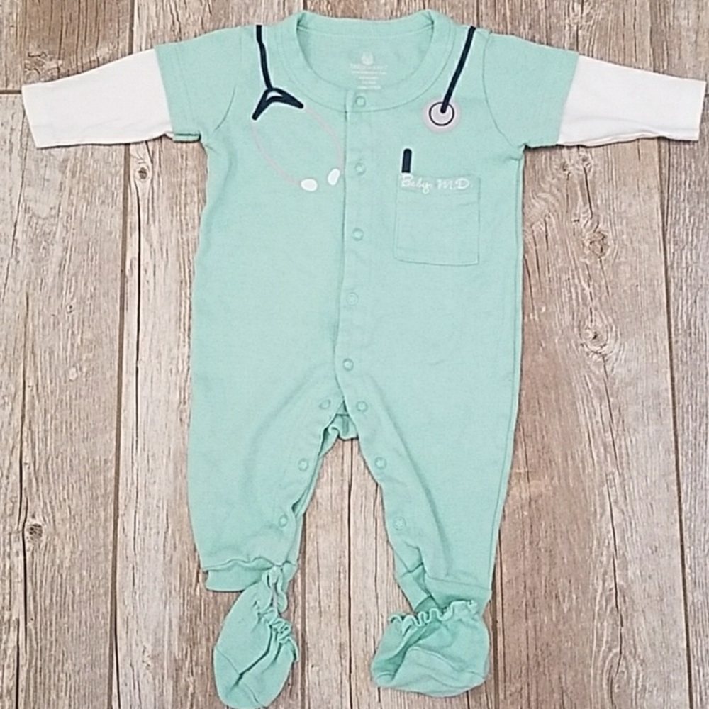 Baby Aspen ‘Baby MD’  Romper Set
